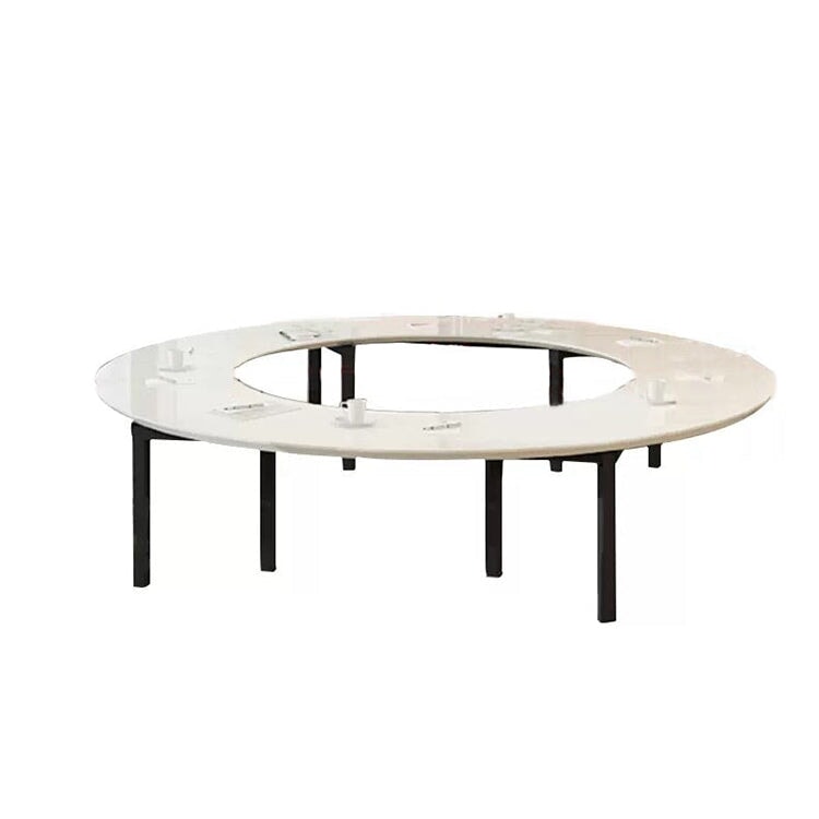 エコ板材 スチールフレーム 無臭 ピアノ塗装 鏡面仕上げ 会議用テーブル ミーティングテーブル おしゃれ 会議机 会議テーブル 会議室 打ち合わせ 作業台 HYZ-T021 tomokagu