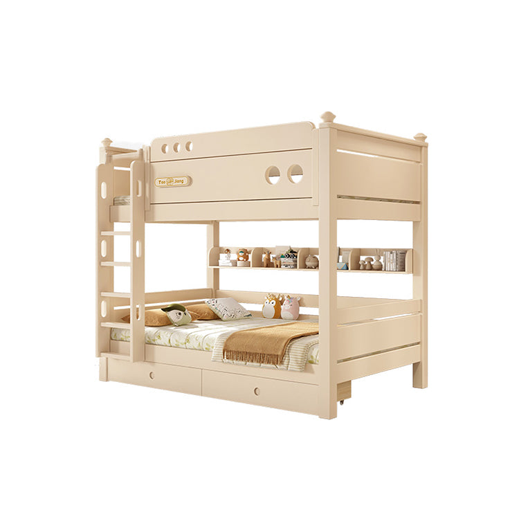 シンプル オシャレ 二段ベッド 分離可能デザイン 水性塗料 エコ 天然木 チェリーウッド カスタマイズ可能 SCC-T040