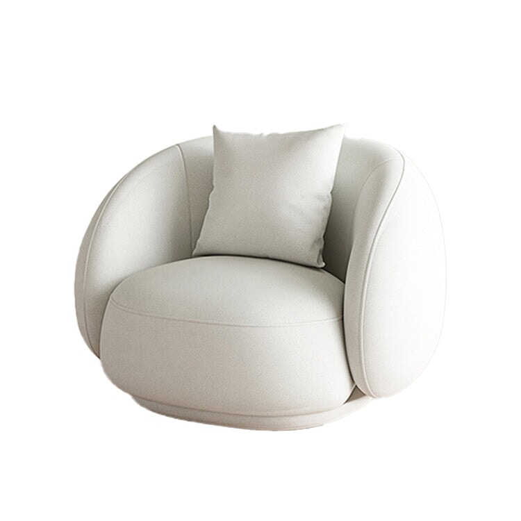 高密度ウレタン ボア生地 ポリエステル生地 深い座面 リビングソファ アームレスソファ フロア 1人掛け 4人掛け 開放感 高級感 ホワイト カスタマイズ可能 SNSF-T034 tomokagu