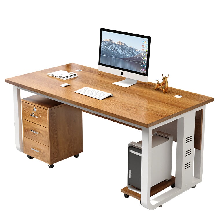 スチール脚 焼付塗装 頑丈 幕板付き エグゼクティブデスク 社長机 社長用 広々 厚板 ブラック ホワイト ウォールナット カスタマイズ可能 LBZ-T045 tomokagu