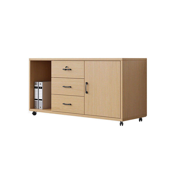 オシャレ 落ち着き シンプル オフィスキャビネット 可動キャビネット キャスター メラミン化粧板 YDG-T003 tomokagu