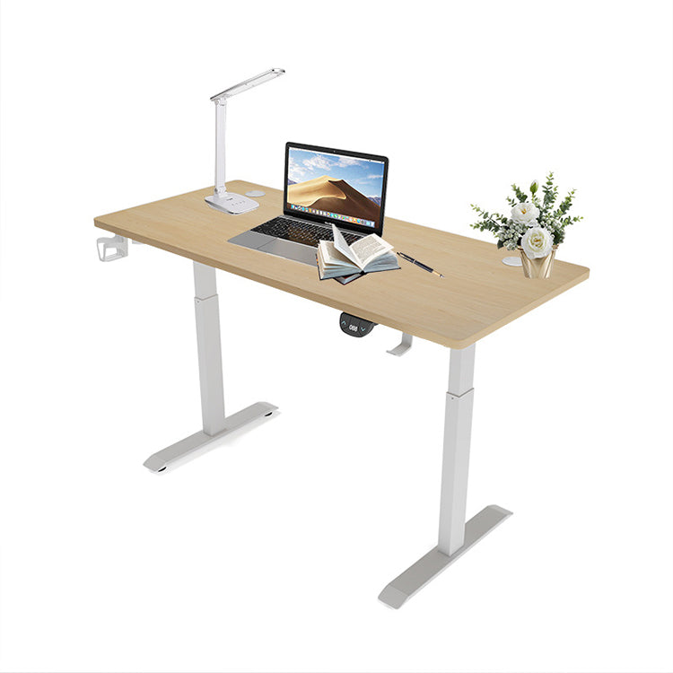 昇降ワークデスク 作業デスク パソコンデスク 作業用 メラミン化粧板 昇降可能 シンプル ホワイト SNZ-T021