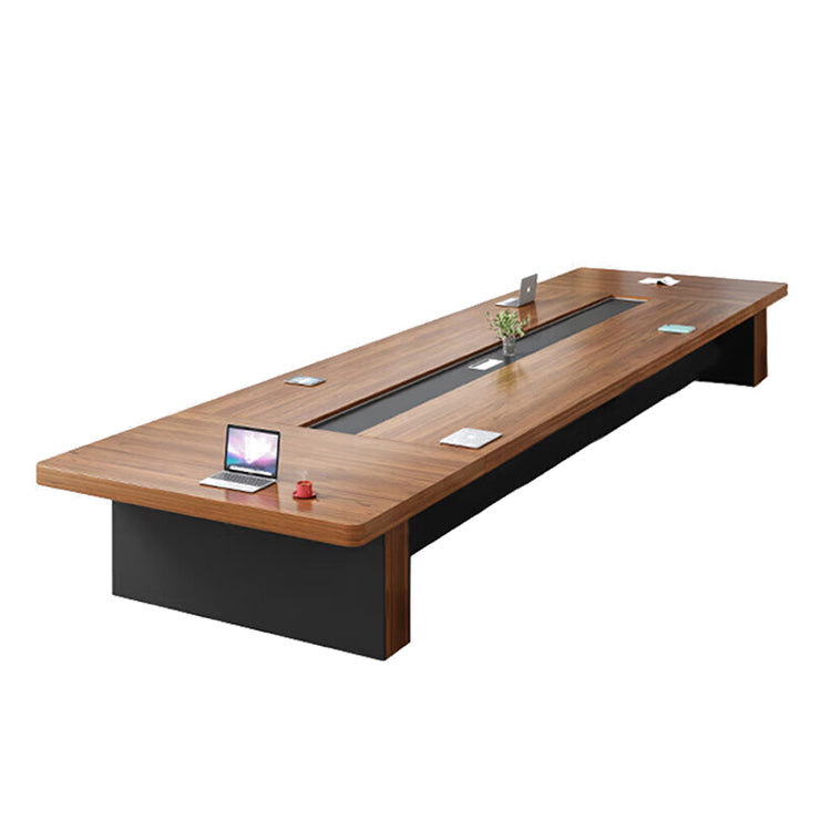 モダン シンプル 洗練 快適 会議室 会議テーブル メラミン化粧板 エコ 面取り加工 カスタマイズ可能 HYZ-T056