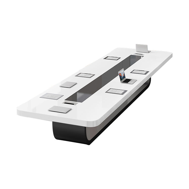 シック メラミン化粧板 ワークデスク 広々とした天板  シンプル エコ素材 配線ボックス カスタマイズ可能 HYZ-T067 TOMOKAGU