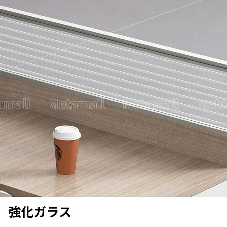連結型対向型ワークデスク 事務机 オフィス用 多機能 デスクパーテーション プライバシー保護 大容量収納 オフィス収納 書類整理 整理整頓 頑丈設計 高耐久 エコ素材 カスタマイズ可能 BGZ-M095