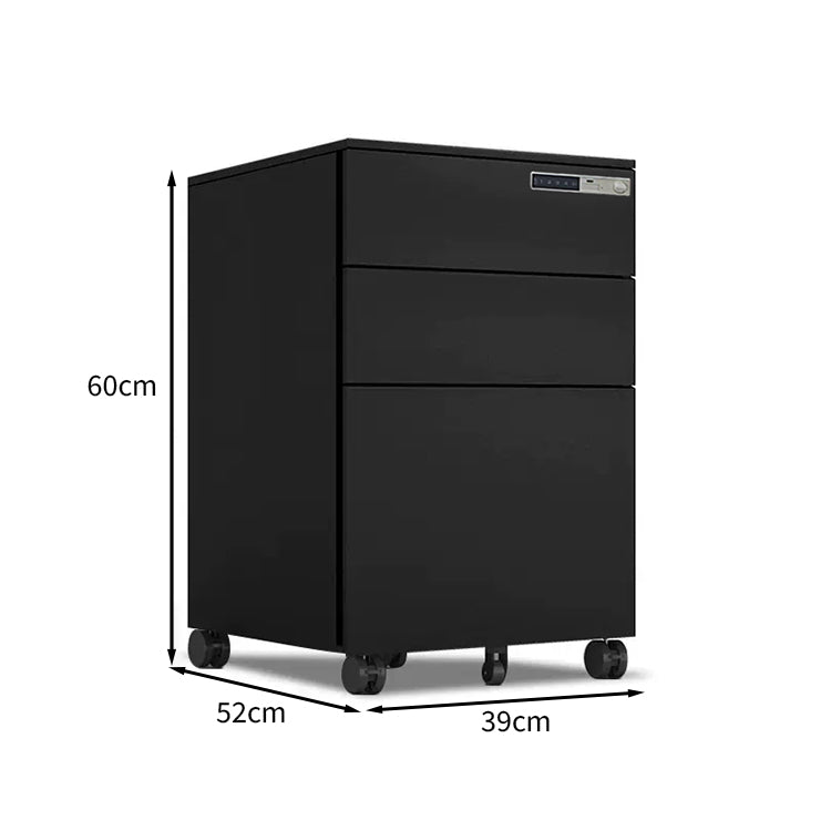 オシャレ シンプル 洗練 大容量 可動 キャスター キャビネット ワゴン 冷間圧延鋼 耐荷重 YDG-T011