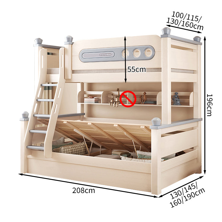 シンプル 洗練 おしゃれ 明るい 二段ベッド 宮棚 丸み チェリーウッド 大容量 引き出し キャスター 分割可能 SCC-T021