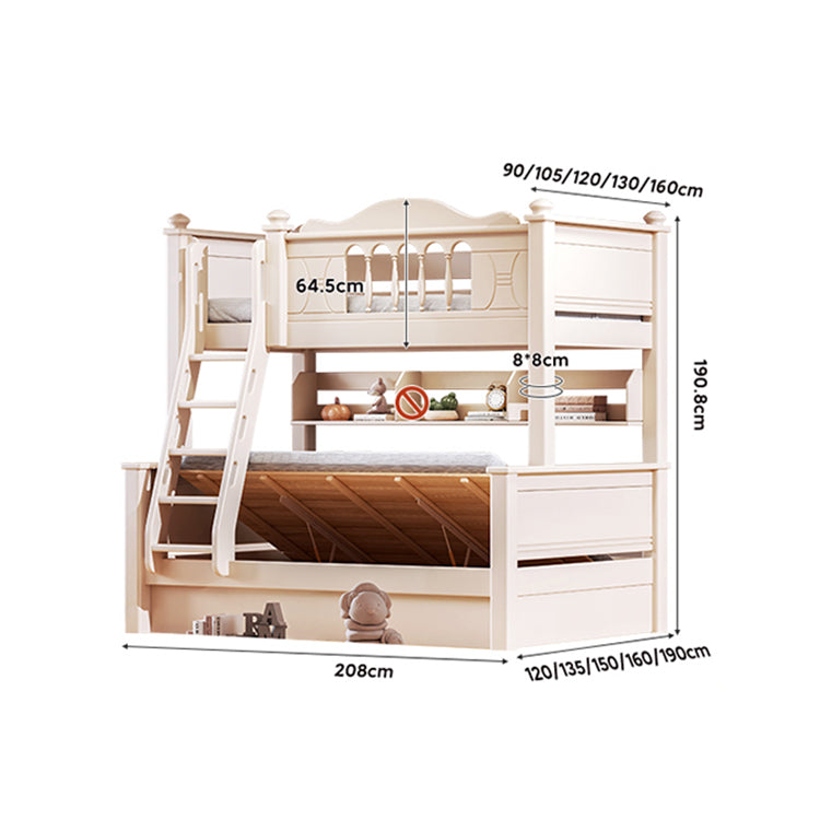 分割可能 木製フレーム 引き出し付き 収納棚 階段 二段ベッド ベッドフレーム ベッド 収納ベッド 子供用 兄弟姉妹 高い安全性 はしご シンプル オーク SCC-T012 tomokagu