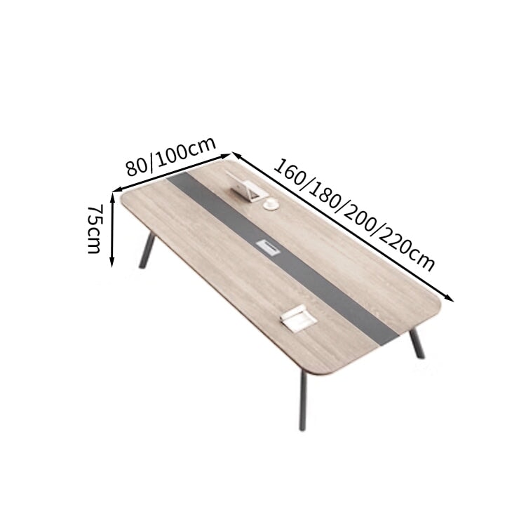 コンセント付き 会議用テーブル ミーティングテーブル ホワイト ダークブラウン 会議テーブル 会議机 ワークテーブル ミーティング 使いやすい ブラック カスタマイズ可能 HYZ-T032 tomokagu