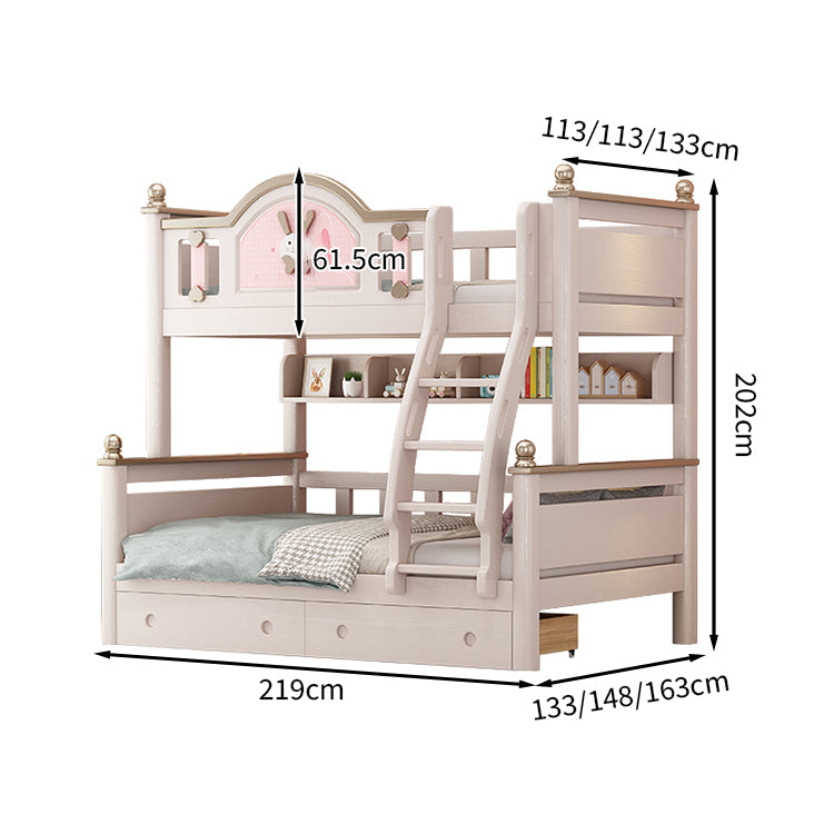 おしゃれ モダン かわいい 二段ベッド 引き出し 収納 大容量 チェリーウッド エコ 天然木 水性塗料 カスタマイズ可能 SCC-T031