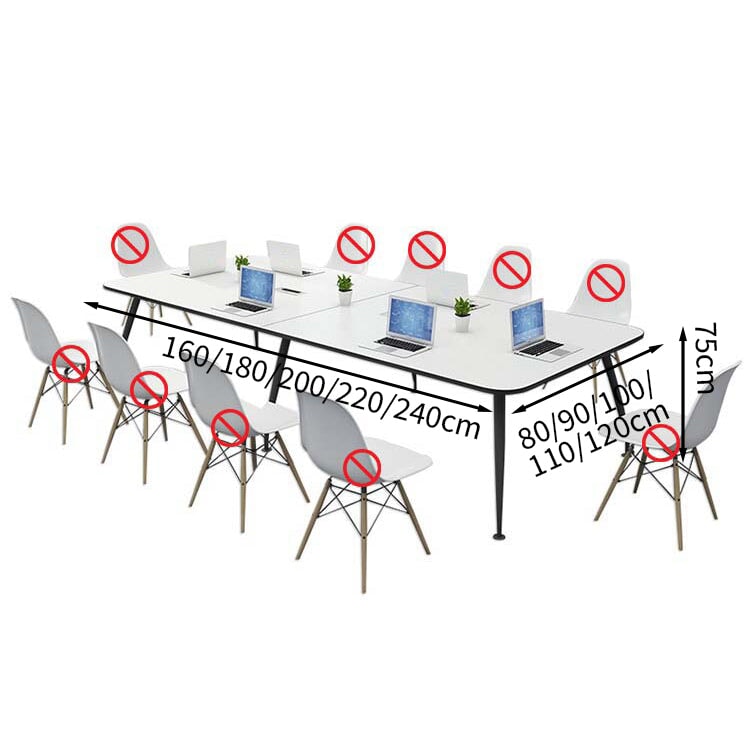 高耐荷重 会議用テーブル ミーティングテーブル おしゃれ 会議机 会議テーブル 長机 会議室 打ち合わせ ホワイト カスタマイズ可能 HYZ-T010 tomokagu