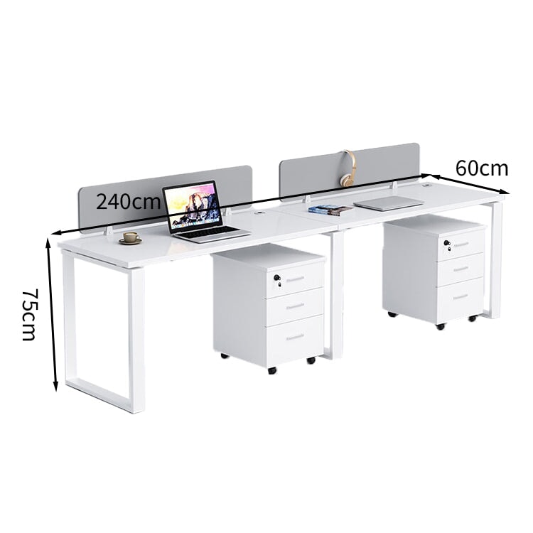 在宅ワーク トップパネル付き サイドワゴン付き 鍵付き ロの字脚 配線孔あり 事務机 ワークデスク オフィスデスク 長方形タイプ 事務所用 会社用 カスタマイズ可能 BGZ-T058 tomokagu