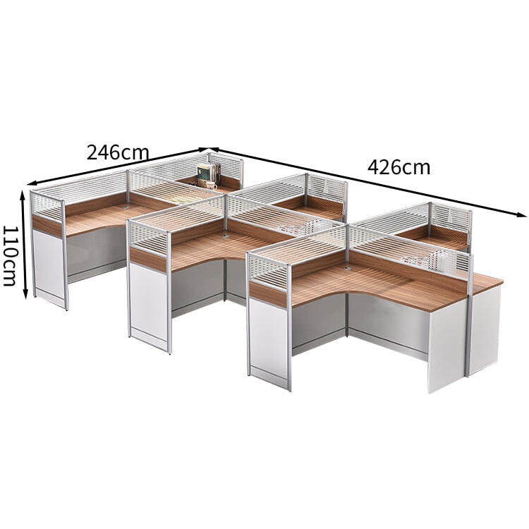 キャスター付きワゴン 配線孔付き ロック付き デスク オフィスデスク 木目調 実用的 パーテーション付き カスタマイズ可能 BGZ-T009 tomokagu