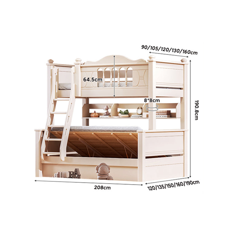 分割可能 木製フレーム 引き出し付き 収納棚 階段 二段ベッド ベッドフレーム ベッド 収納ベッド 子供用 兄弟姉妹 高い安全性 はしご シンプル オーク SCC-T012 tomokagu