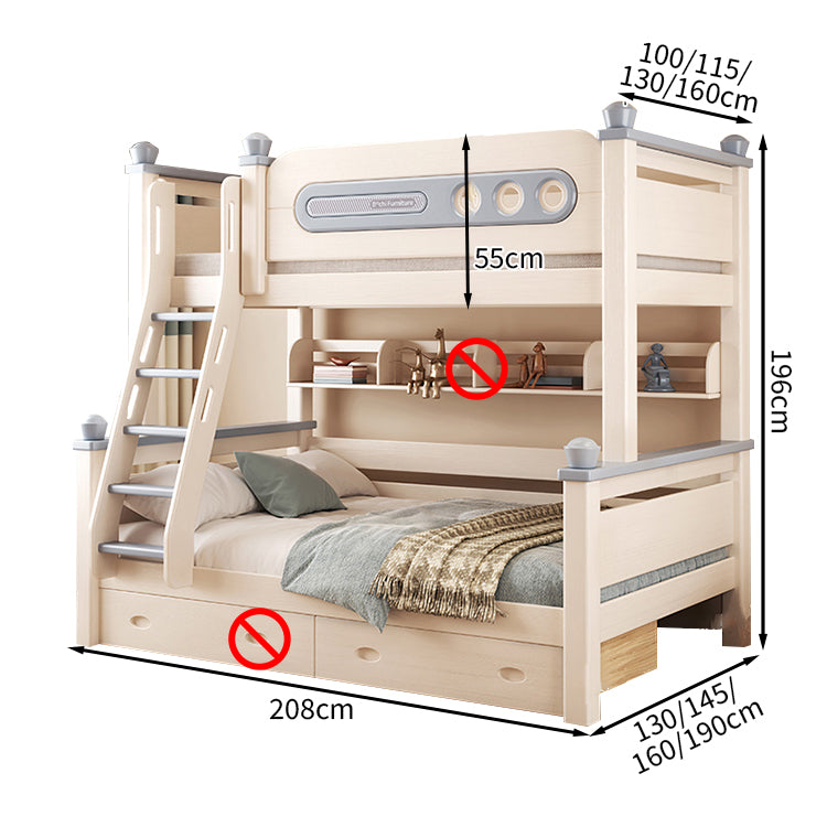 シンプル 洗練 おしゃれ 明るい 二段ベッド 宮棚 丸み チェリーウッド 大容量 引き出し キャスター 分割可能 SCC-T021