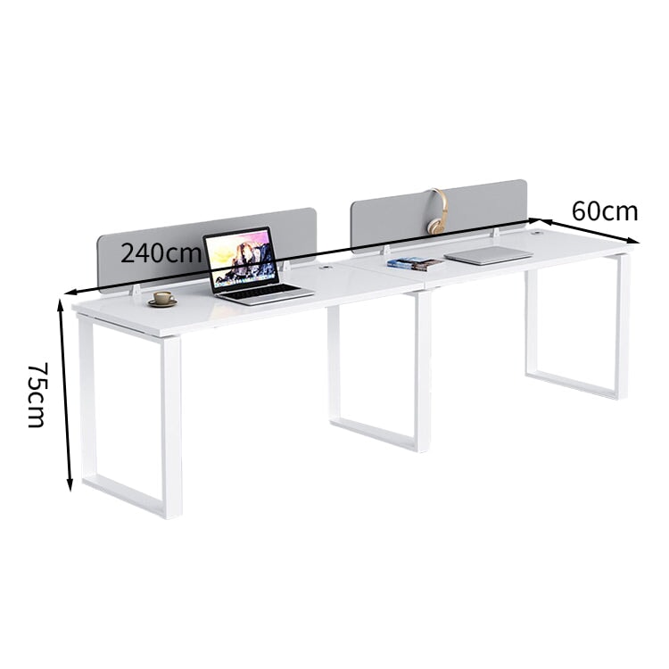 在宅ワーク トップパネル付き サイドワゴン付き 鍵付き ロの字脚 配線孔あり 事務机 ワークデスク オフィスデスク 長方形タイプ 事務所用 会社用 カスタマイズ可能 BGZ-T058 tomokagu