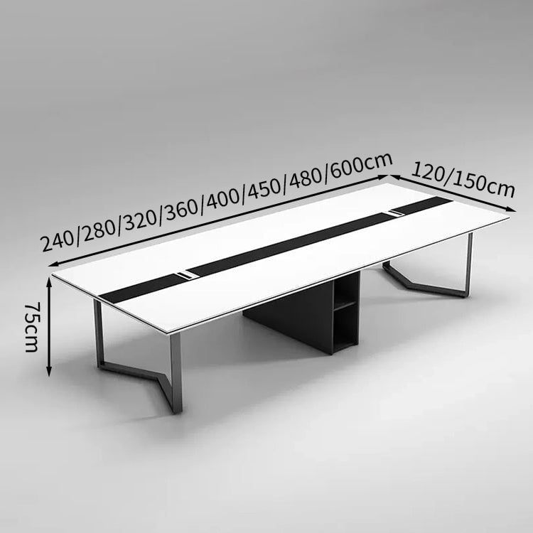 ミニマリズム エコ素材 防水 高級会議テーブル 会議用テーブル ミーティングテーブル 応接会議テーブル 会議机 会議室 会議テーブル シンプル カスタマイズ可能 HYZ-T009 tomokagu