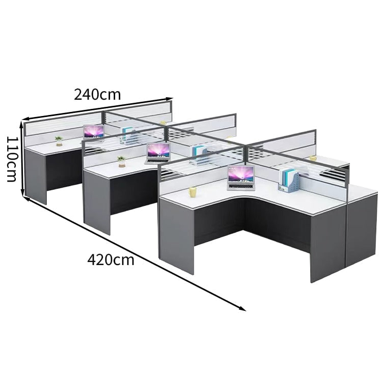アルミ合金 配線孔付き 実用性重視 コスパ デスク オフィスデスク パーテーション付き L字デスク カスタマイズ可能 BGZ-T005 tomokagu