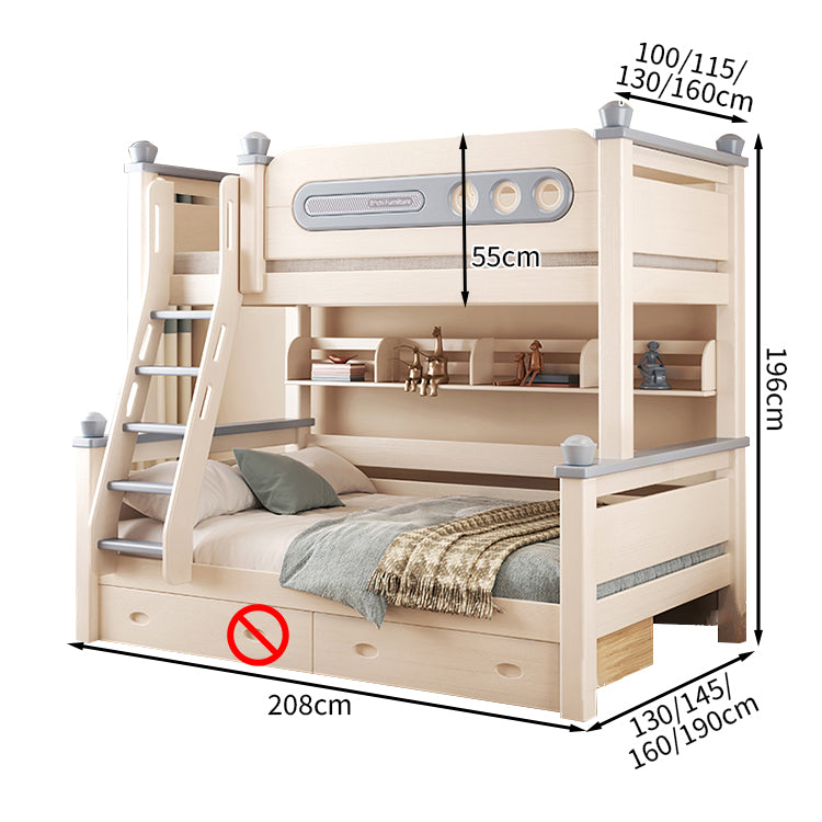 シンプル 洗練 おしゃれ 明るい 二段ベッド 宮棚 丸み チェリーウッド 大容量 引き出し キャスター 分割可能 SCC-T021