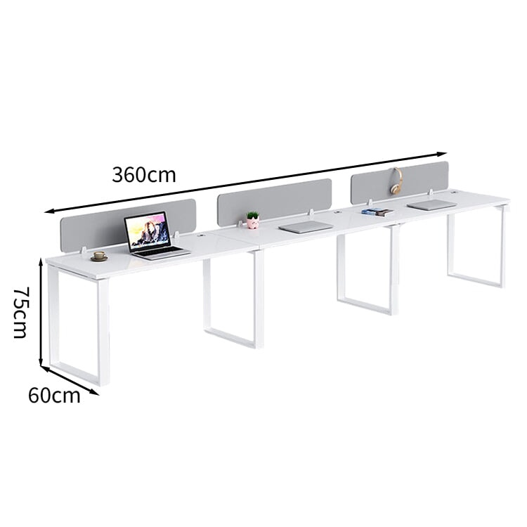 在宅ワーク トップパネル付き サイドワゴン付き 鍵付き ロの字脚 配線孔あり 事務机 ワークデスク オフィスデスク 長方形タイプ 事務所用 会社用 カスタマイズ可能 BGZ-T058 tomokagu