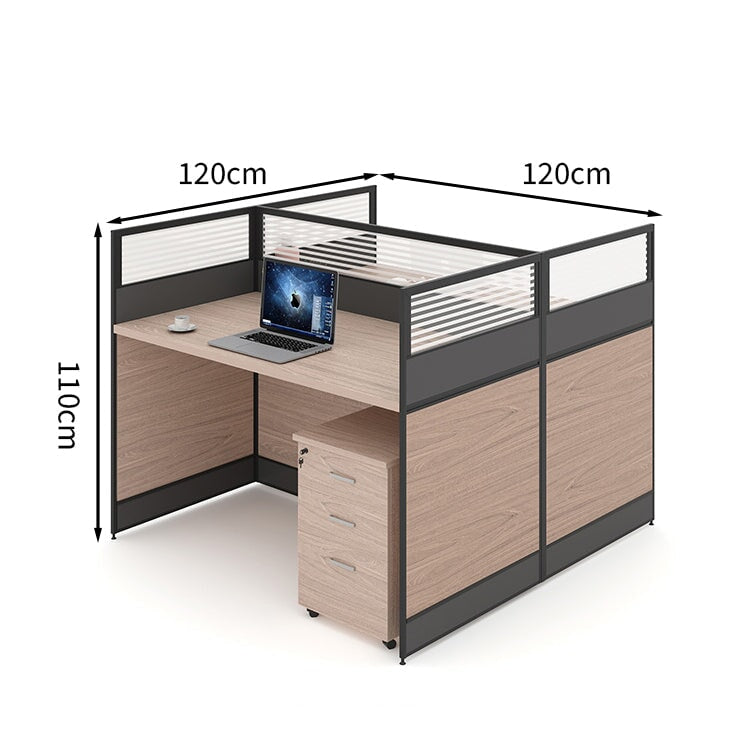 トップパネル付き 引き出し付き 配線孔付き ワークデスク パソコンデスク 事務机 オフィスデスク 天板固定デスク 長方形タイプ 会社用 事務所用 カスタマイズ可能 BGZ-T079 tomokagu