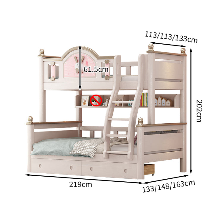 おしゃれ モダン かわいい 二段ベッド 引き出し 収納 大容量 チェリーウッド エコ 天然木 水性塗料 カスタマイズ可能 SCC-T031