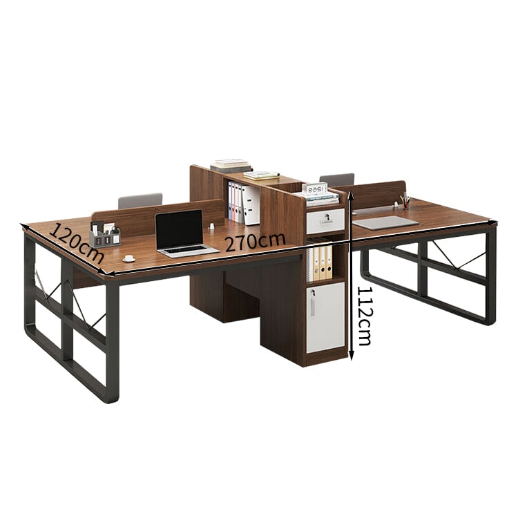 収納スペース カギ付き スチール脚 ロの字脚 デスクトップパネル デスク オフィスデスク フリーアドレスデスク BGZ-T023 tomokagu