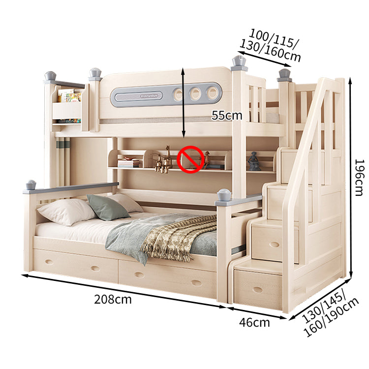 シンプル 洗練 おしゃれ 明るい 二段ベッド 宮棚 丸み チェリーウッド 大容量 引き出し キャスター 分割可能 SCC-T021