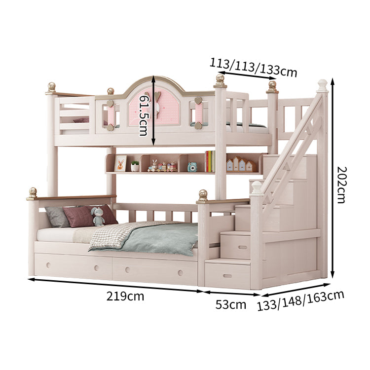 おしゃれ モダン かわいい 二段ベッド 引き出し 収納 大容量 チェリーウッド エコ 天然木 水性塗料 カスタマイズ可能 SCC-T031
