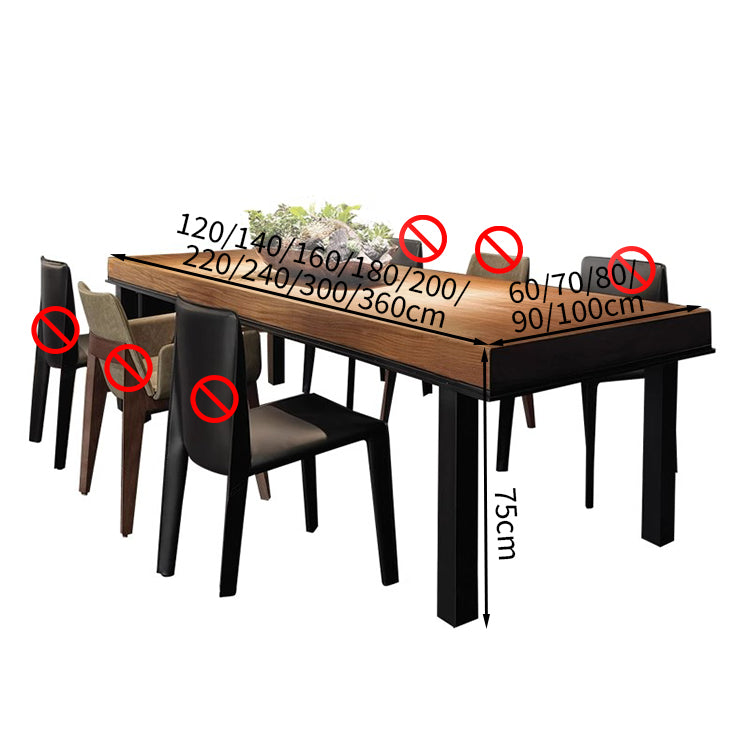 重厚感 会議テーブル ミーティングテーブル 天板固定テーブル 会社用 事務所用 長方形タイプ 4本脚タイプ パイン材 シンプル カスタマイズ可能 HYZ-T031 tomokagu