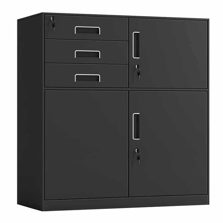 頑丈 シリンダー錠 ダイヤル錠 高耐荷重 ファイリングキャビネット スチール書庫 シンプル カスタマイズ可能 CWG-T068 TOMOKAGU