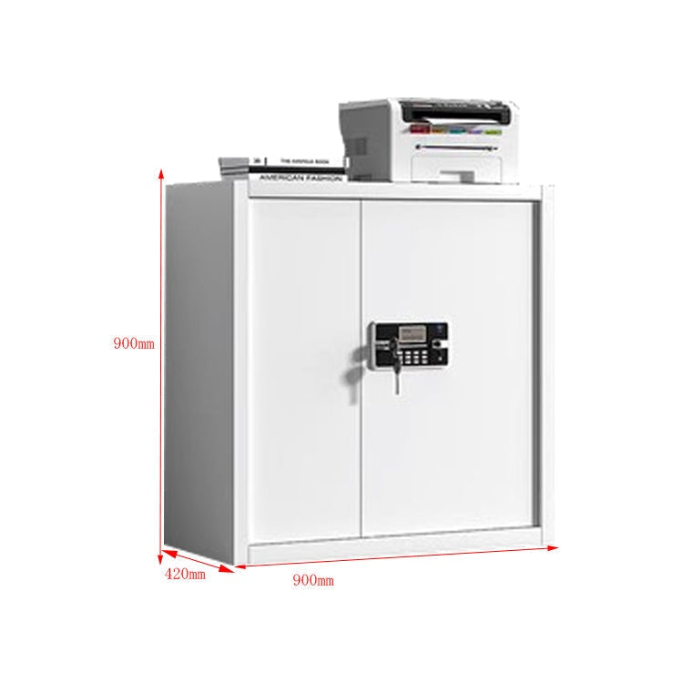 指紋認証 電子錠 冷間圧延鋼板 速い サイドキャビネット ファイリングキャビネット シンプル ホワイト グレー レッド  カスタマイズ可能 CWG-T076 TOMOKAGU