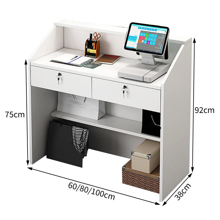 カウンター　受付カウンター　オフィスカウンター　エントランスカウンター　シンプル　ホワイト　カスタマイズ可能　JDT-T001　tomokagu