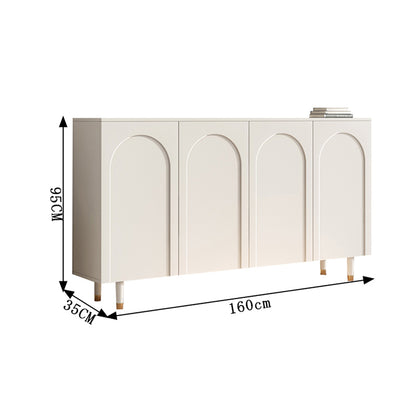 樹脂エッジ　玄関収納　収納　大容量　扉付き　可動式棚付き　靴箱　下駄箱　靴ラック　シューズボックス　幅６０ＣＭ　幅１６０ＣＭ　北欧風　上品　ホワイト　XG-T009