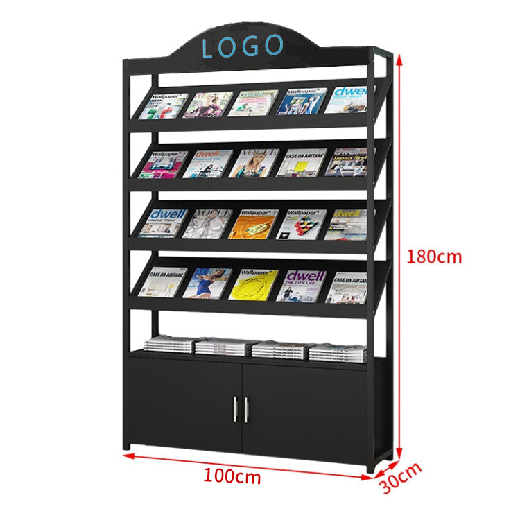 マガジンラック　ディスプレイラック　書類整理棚　雑誌入れ　木目調　高耐荷重　アジャスター付き　緩衝蝶番付き　扉付き収納　シンプルモダン　ホワイト　ナチュラル　CWG-K-073