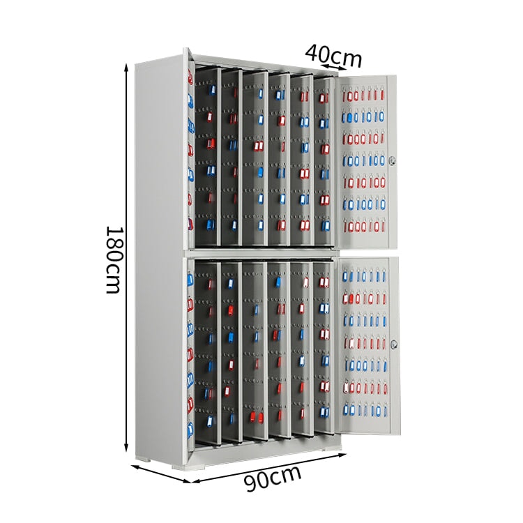 キャビネット　キーボックス　収納　大容量　多段式　冷間加工　スライドレール　キーフック　可動棚板　錠付き　パスワードタイプ　指紋認証タイプ　実用　安全性　洗練　CWG-K063 tomokagu