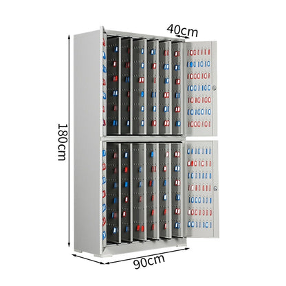 キャビネット　キーボックス　収納　大容量　多段式　冷間加工　スライドレール　キーフック　可動棚板　錠付き　パスワードタイプ　指紋認証タイプ　実用　安全性　洗練　CWG-K063 tomokagu