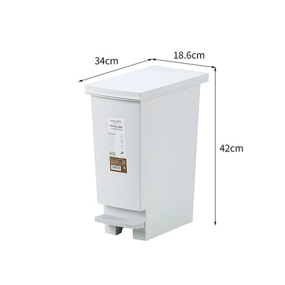 ペダル式ゴミ箱　フタ付き　密閉設計　ニオイ漏れ防止　防虫　省スペース　踏みやすい　キッチン　リビング　オフィス　屋外　カスタマイズ可能　LJT-T002