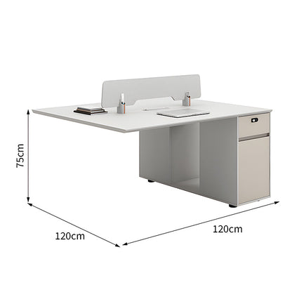 オフィスデスク　オフィス　デスク　パーティション　ダイヤル錠　安全　広々とした天板　シンプル　多機能　MG-BGZ-YY19