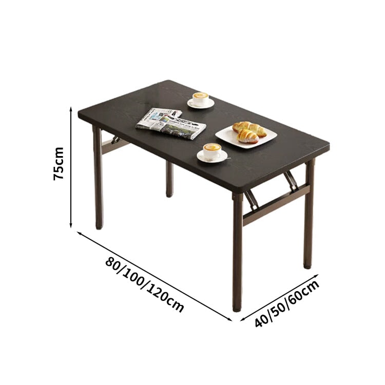 折りたたみ式　鋼製フレーム　厚み　広い　食卓　コンパクト　ダイニングテーブル　二人用　北欧　ホワイト　ブラック　CZ-T001　tomokagu