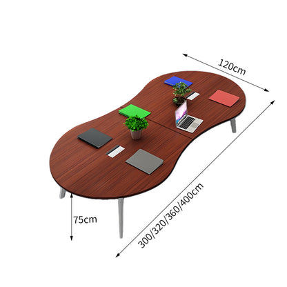 安全無臭　ミーティングテーブル　大型会議テーブル　オフィスデスク　ナチュラル　カスタマイズ可能　HYZ-T004　tomokagu