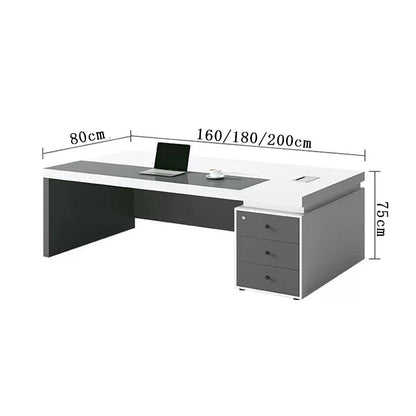 大容量収納　デスク　オフィス家具　事務用デスク　学習机　オフィスデスク　モダン　カスタマイズ可能　BGZ-T019　tomokagu