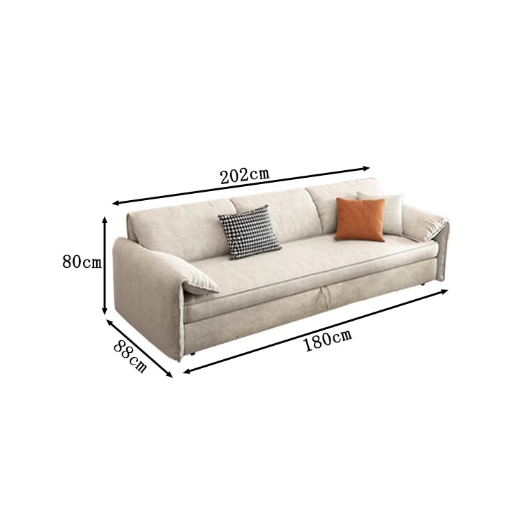 ソファー　ベッド　ソファーベッド　リビング　ポリエステル　広い座面　来客用　ウレタン　隠れ収納　ラテックス　人間工学　機能的　使い勝手　カジュアル　CHICKAGU