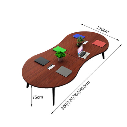 安全無臭　ミーティングテーブル　大型会議テーブル　オフィスデスク　ナチュラル　カスタマイズ可能　HYZ-T004　tomokagu