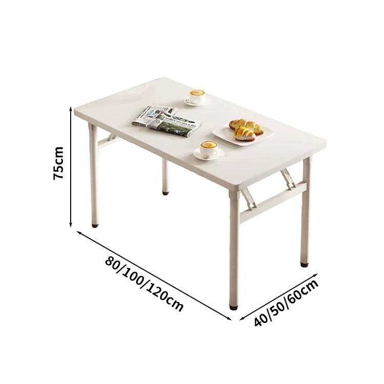 折りたたみ式　鋼製フレーム　厚み　広い　食卓　コンパクト　ダイニングテーブル　二人用　北欧　ホワイト　ブラック　CZ-T001　tomokagu