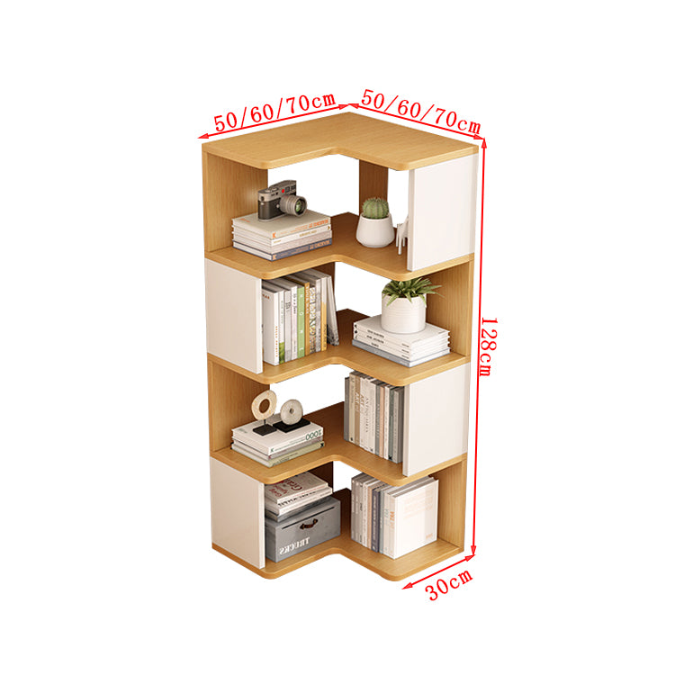 片隅　優れた耐久性　下落防止　ブックシェルフ　本棚　キャビネット　収納家具　書類収納　ファイル　ラック　漫画　事務所用　自宅用　おしゃれ　ナチュラル　ホワイト　SNG-T013　tomokagu