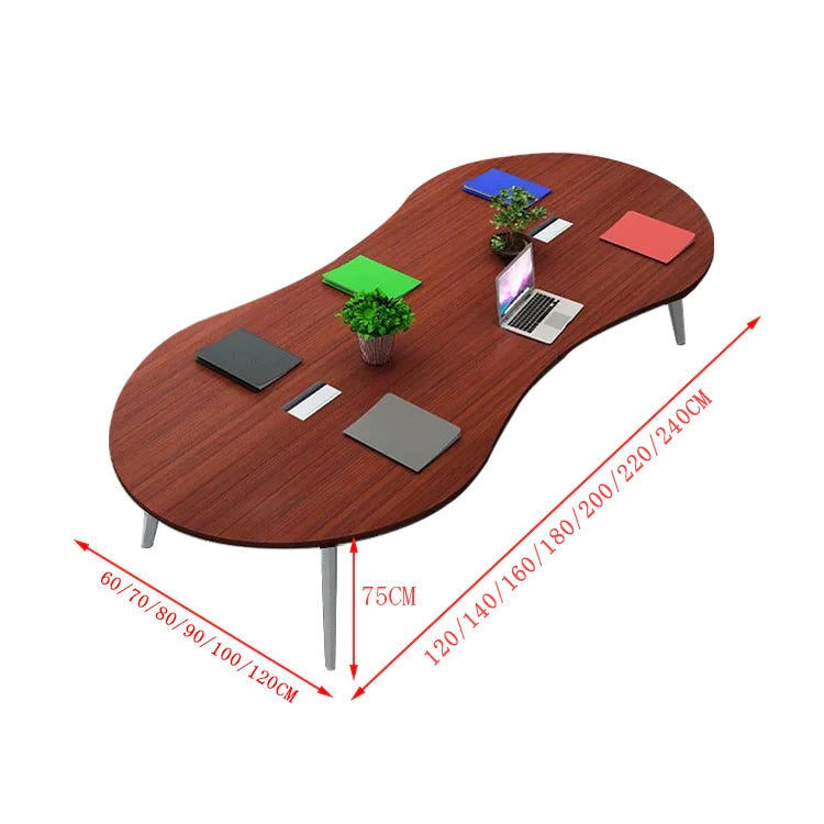 安全無臭　ミーティングテーブル　大型会議テーブル　オフィスデスク　ナチュラル　カスタマイズ可能　HYZ-T004　tomokagu