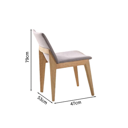 ファブリック　布地　チェア　木製イス　ベンチ　ダイニングチェア　学習椅子　シンプル　モダン　おしゃれ　グレー　ブラウン　カスタマイズ可能　SNY-T010　tomokagu