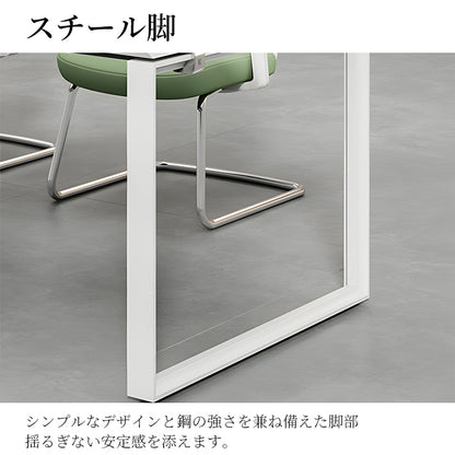 会議用テーブル　テーブル　会議用　オフィス　塗装　配線ボックス　スチール脚　シンプル　洗練　カスタマイズ可能　MG-HYZ-LLS21