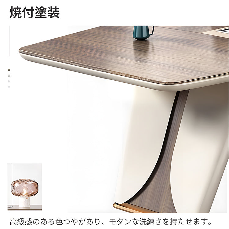 会議用テーブル　会議用　テーブル　オフィス　デスク　配線ボックス　厚天板　シンプル　洗練された　エコ板材　SL-HYZ-028